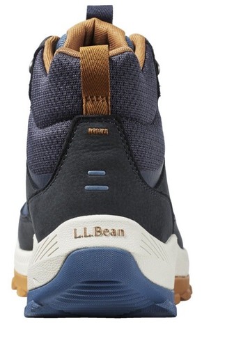LL Bean Access Men's Blue Mesh Lace Up Waterproof Mid Hiking Boots Size 9M - Picture 3 of 9