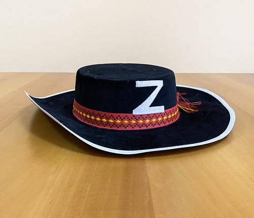 Cappello di Zorro con Z - Carnevale, Bambini, Vintage, Retro | eBay