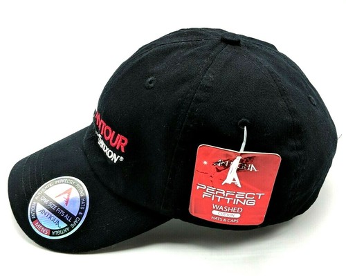 NBC GOLF / AM TOUR black adjustable cap / hat - 100% cotton - srixon *NEW* - Picture 2 of 7