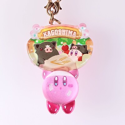 Kirby's Dream Land Gotochi Pukkuri Clear Keychain Kagoshima Ltd