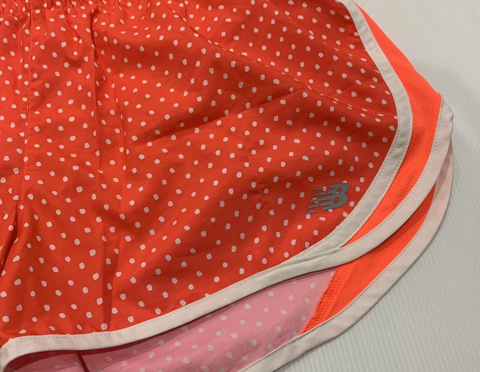 2x Damas Talla M Negro y Naranja CAMPEÓN Y NEW BALANCE Pantalones Cortos para Correr/Gimnasio Foto 2 de 4