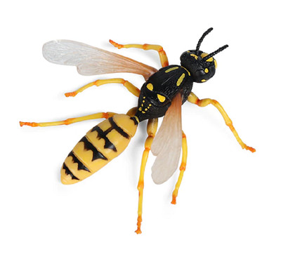 8.5cm Honey Bee PVC Toy Insects Animal Figure Kids Gift