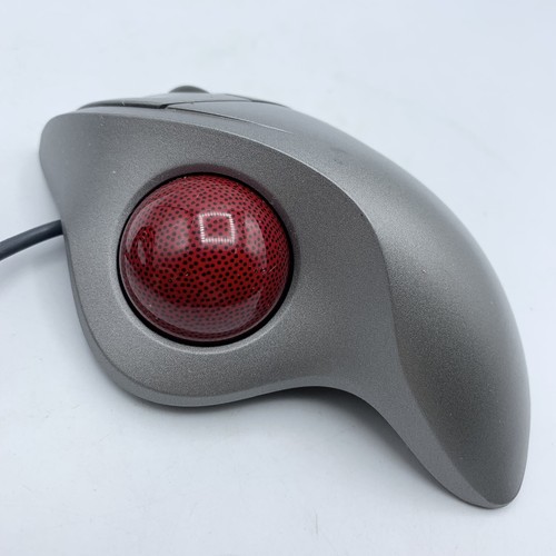 Logitech T-BB18 Trackman Wheel USB Wired Trackball Scroll Wheel Mouse Tested - Picture 2 of 10