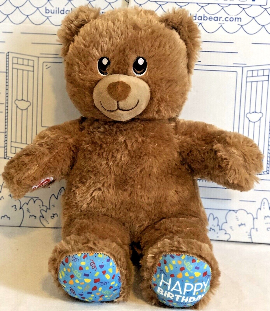 Build A Bear Workshop Happy Birthday Treat Teddy Plush Stuffed