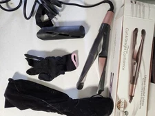 2 in 1 Curl & Straight Confidence Hair Straightener Curler Curling Iron