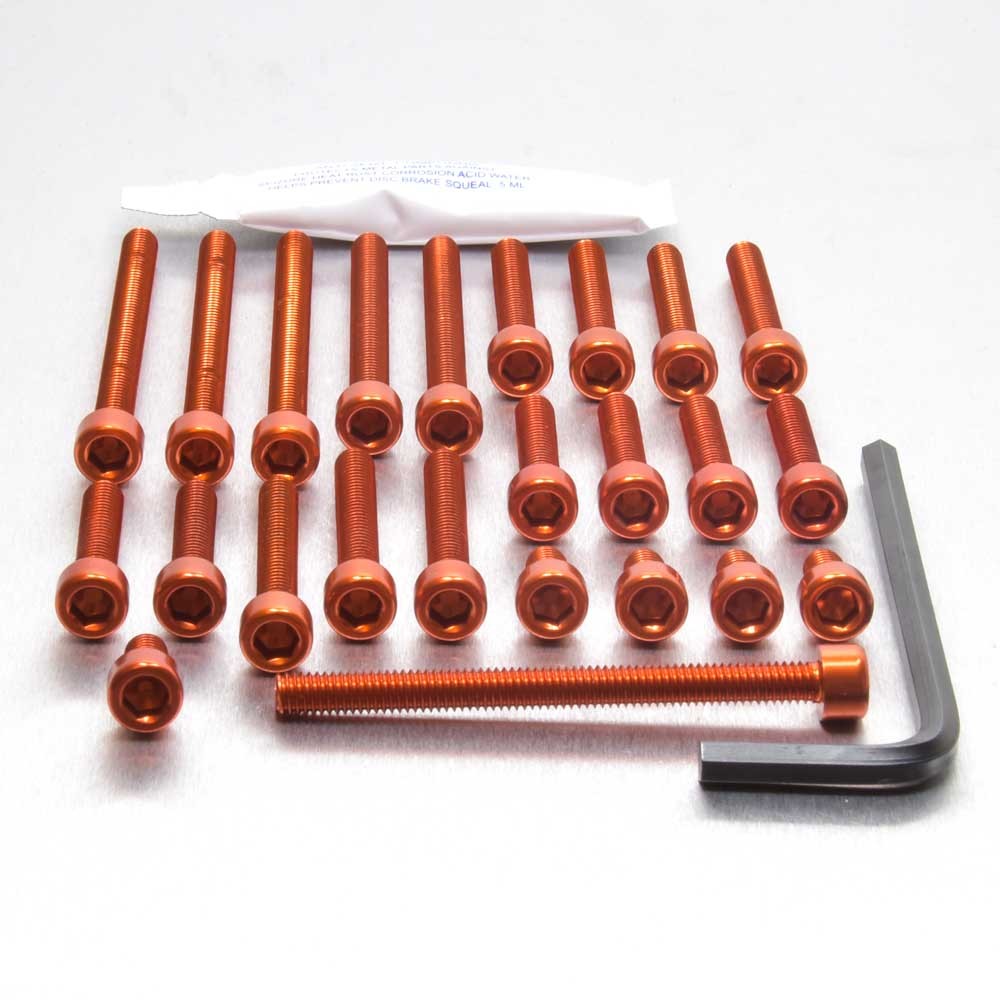 orengi ページ Kawasaki ZX400C Race Spec Orange Engine Fastener Kit | eBay