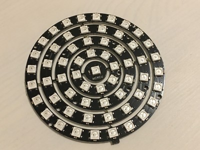 1 + 8 + 12 + 16 + 24 LED Ring Set - WS2812 RGB (Compatible with Neopixel)
