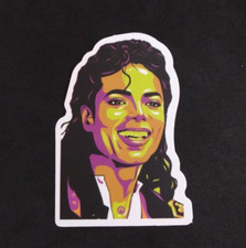 Adesivo Smiling Close-Up Michael Jackson 2,75" x 2" (AF)