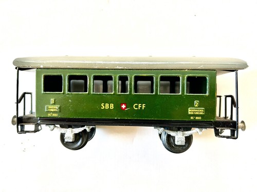 Buco Bucherer Spur 0 Gauge O 8683 SBB 3rd Class Carriage | Zustand: Gebraucht