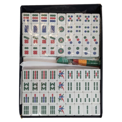 Chinese BIG PROFESSIONAL standard Mahjong Tiles Set Ma Jiang 麻將