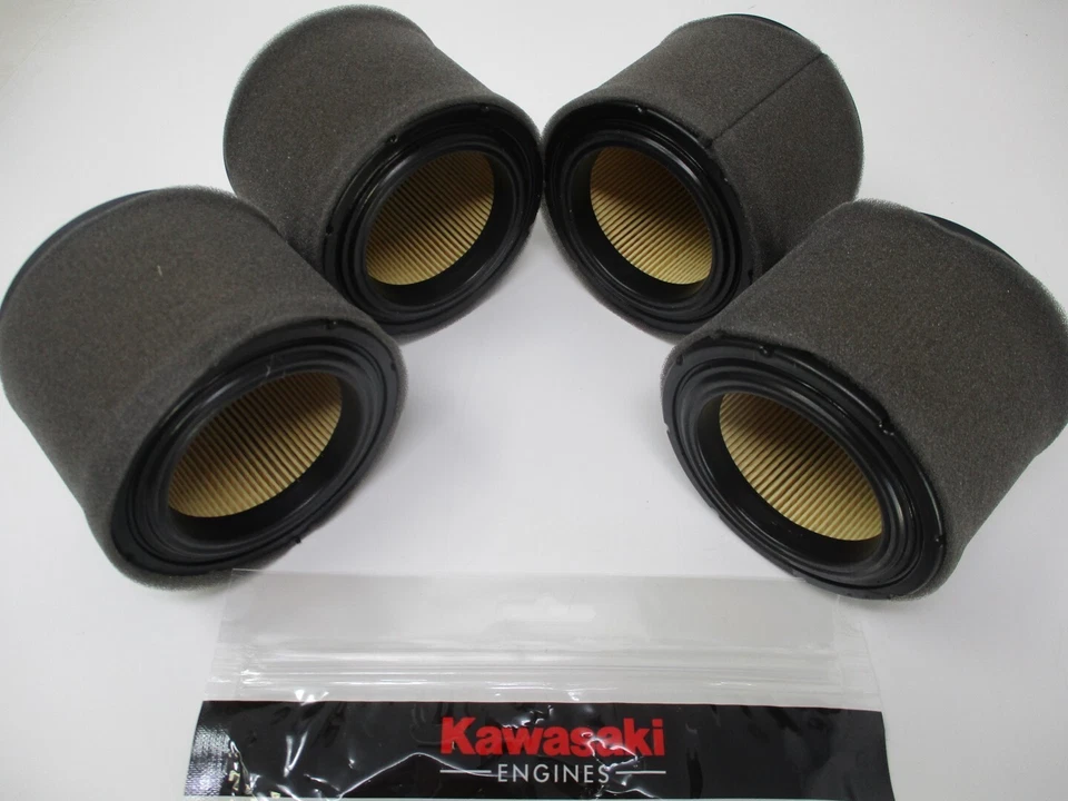 4 Genuine Kawasaki 11029-0049 11029-0032 Air & Pre-Filter FJ180V Exmark Toro - Image 3 of 4