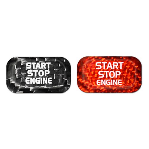 Carbon Engine Start Stop Button Sticker For Volvo V40 V60 S60L S60 XC60 S80L cl - Photo 2/11