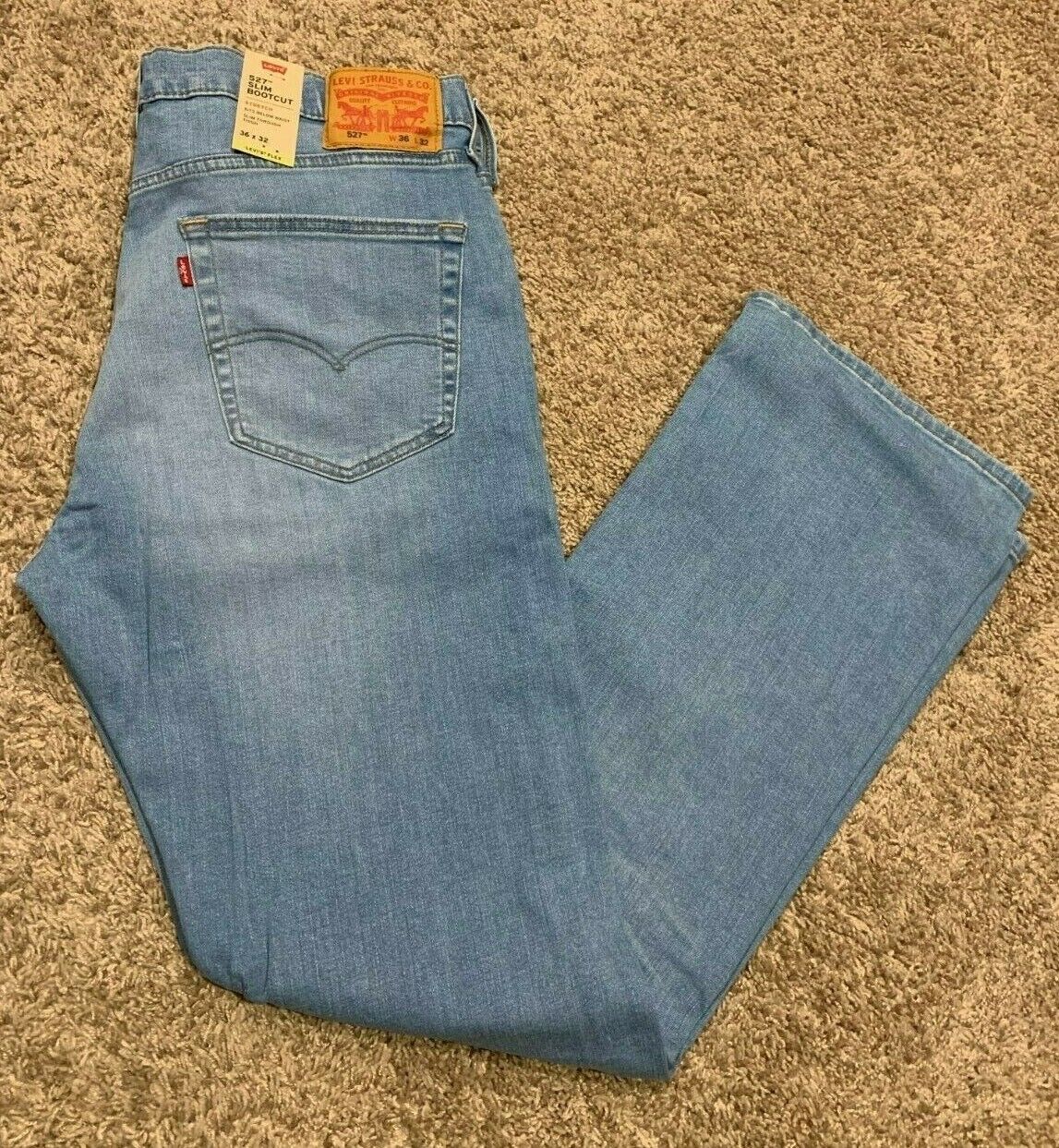 levis 527 blue stone