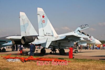 PHOTO  AEROPLANE SUHKOI SU-30M-2 FLANKER-C 'RF-95621 / 10 RED' OPERATED BY 6972