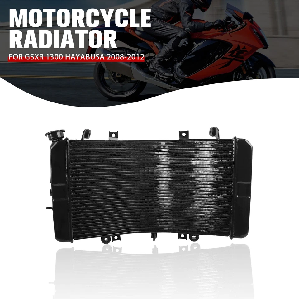 For Suzuki Hayabusa GSXR 1300 GSX1300R 2008-2012 Radiator Cooler Cooling Foto 3 de 4