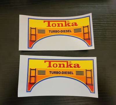 Adesivi Trasparenti Per Tonka Mighty Loader – Decalcomanie Vinile