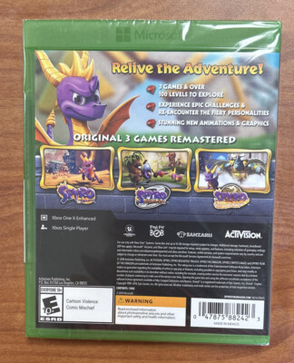 【中古】「未使用品」Spyro Trilogy Reignited (Xbox One) （輸入版） Spyro Reignited Trilogy - Microsoft Xbox One 47875882423| eBay