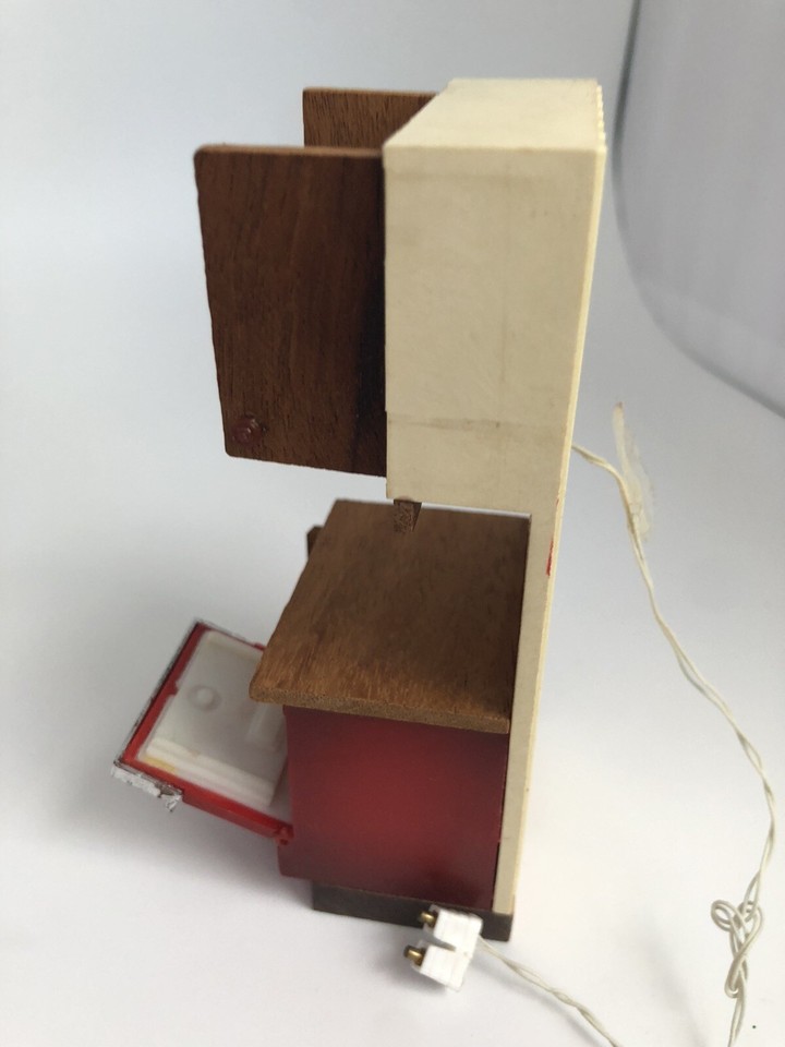 Lundby Vintage 1970’s Dollhouse Red Kitchen Dishwasher & Combo