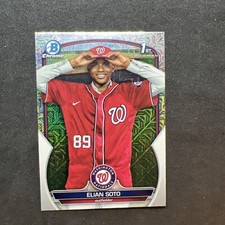 2023 Bowman Chrome 1st Mojo Refractor Elian Soto Nationals #BCP-177 RC