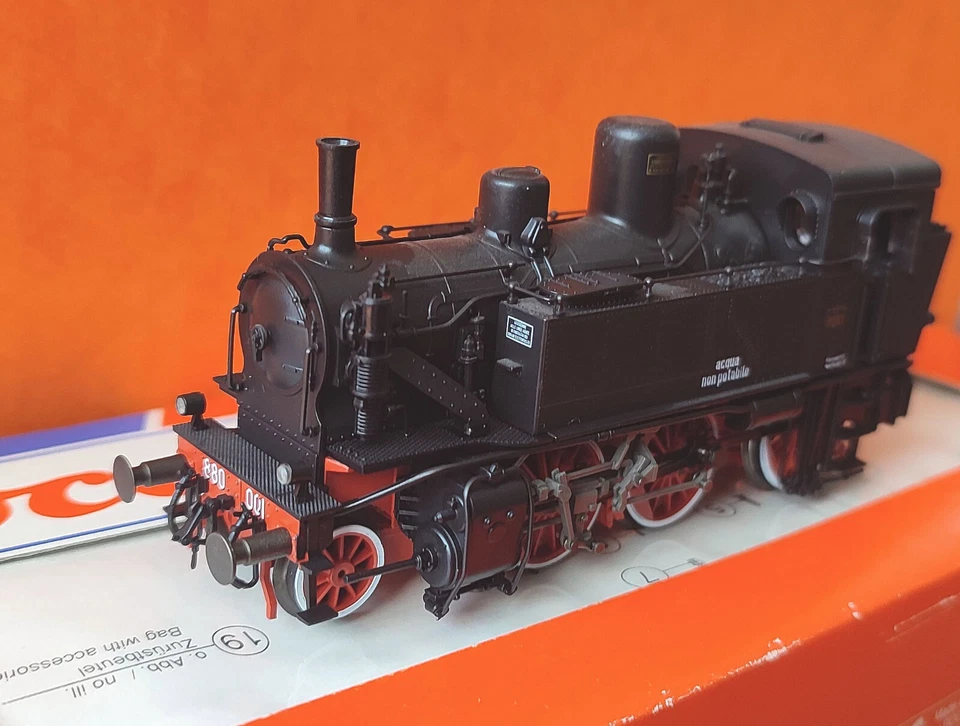 NEUF****** HO - ROCO 43277 - LOCOMOTIVE VAPEUR 880.001 FS - Photo 3/3