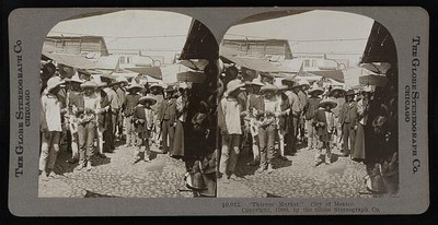 Photo:''Thieves' Market.'' City of Mexico, 1906