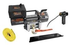 Mile Marker 76-50115Bw 4500Lb Winch W/Roller Fairlead 12' Remote