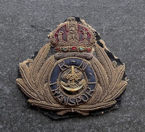 WW1 Royal Navy Transport Officers Original Cap Badge - 第 1/3 張圖片