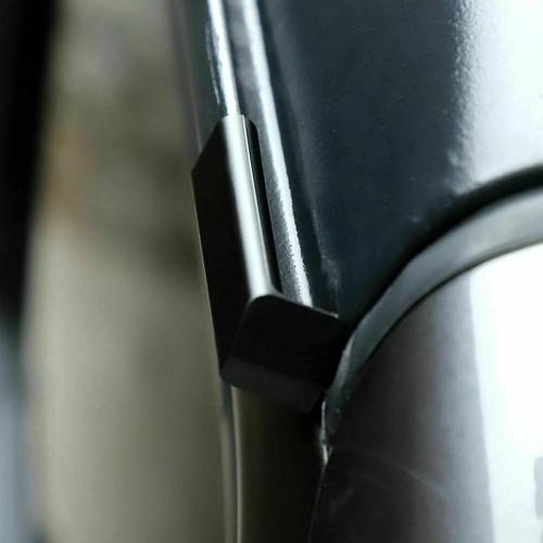 2PCS Water Rain Gutter Extension For Jeep Wrangler JL JT 2018 2019 2020 2021 - Picture 8 of 10