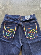 Vintage Russo Jeans Hip Hop Men  s Size 38x32 Y2K JNCO Style Rap Wide Leg