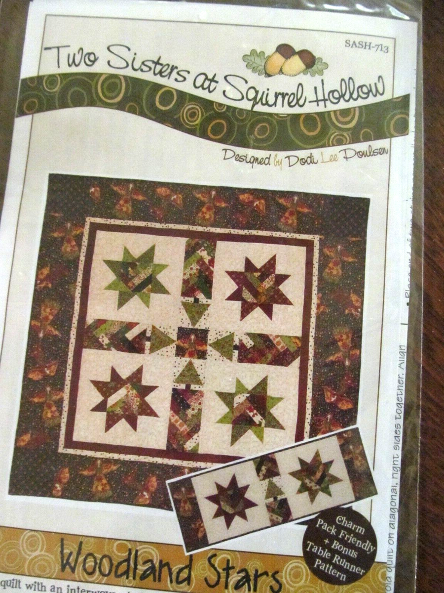 Woodland Stars Quilt Pattern by Two Sisters at Squirrel Hollow