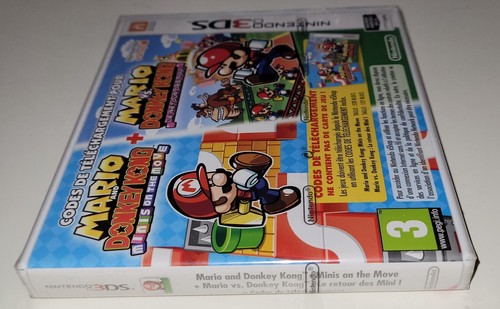 Nintendo 3DS-Mario And Donkey Kong Minis On The Move+Mario Vs Donkey Kong - Neuf - Picture 3 of 3