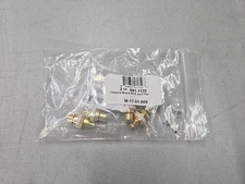 Lot of 2 Packs - Parts Express #091-1120 Chassis Mount RCA Gold Plated Jack Pair