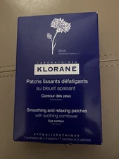Klorane Laboratories Eye Contour Smoothing Relaxing 7 Sachets of 2 Patches NIB