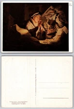 Continental Rembrandt Scholar Art Postcard
