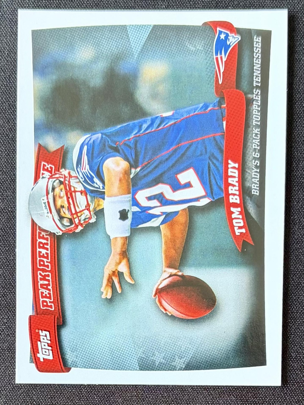 2010 Topps #PP7 Tom Brady Peak Performance