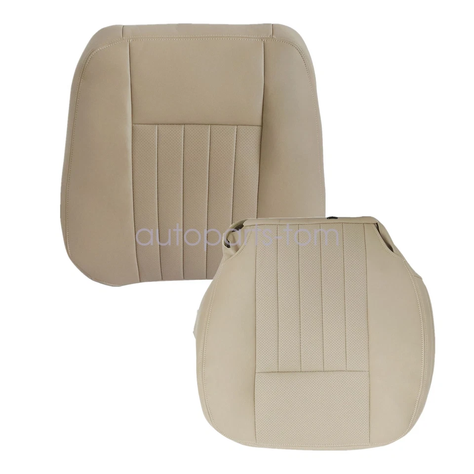 Passenger Side Bottom & Lean Back Seat Cover Tan For 2003 2004 Lincoln Navigator - Image 2 of 4