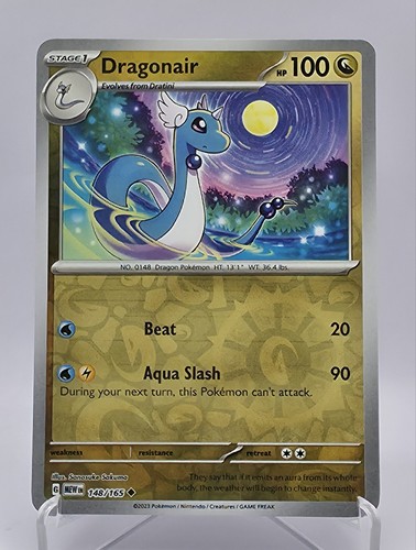 Dratini Dragonair Dragonite Holo Evolution Set Sv: Scarlet & Violet 151 - Picture 4 of 7