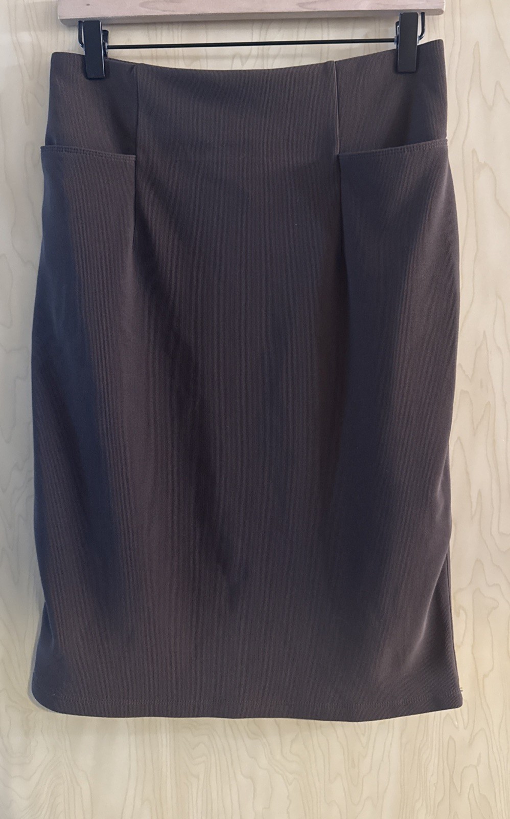 Snoga Athletic Midi Pencil Skirt Size Small Brown Office