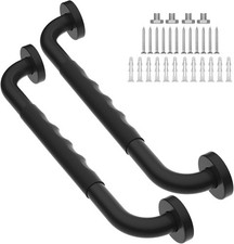 2 Pack 16 Inch Anti-Slip Shower Grab Bars w/Rubber Grip, iMomwee Stainless Steel