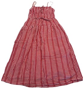 open lace back dress Gingham Picnic Dress
