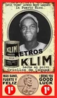 DAVIS LORENZO VINTAGE STYLE ADS ONE CENT NEGRO LEAGUER IN PUERTO RICO  ART CARD
