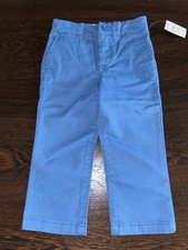 New Baby Gap Stretch Chino Blue 2 Years 2T Adjustable Waist