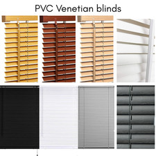 PVC Venetian Blinds Easy Fit Trimmable Home Office Window 25 mm slats