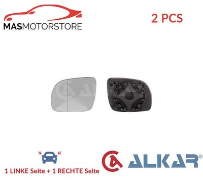 AUßENSPIEGEL SPIEGELGLAS PAAR ALKAR 6440127 2PCS A NEU OE QUALITÄT