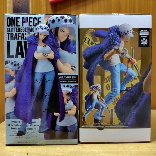 Juego de figuras de una pieza Trafalgar Law brillo glamour y grandista juego de 2 piezas - Imagen 2 de 7