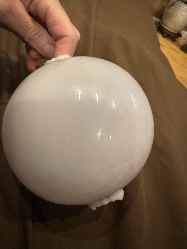 Vintage Very Light Lavender Lightning ball