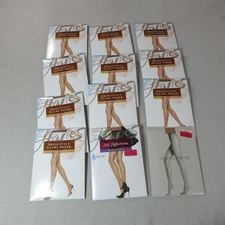Hanes Pantyhose Lot of 12 Size C C/D Absolutely Ultra Sheer Womens Thin NOS New