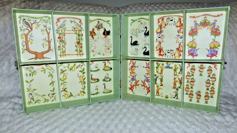 Madame Alexander Doce Días de Navidad 12 Muñecas Colección 2003-w Vitrina Foto 3 de 4