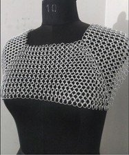 Chainmail Crop Top Aluminum Designer Fantasy Lightweight Cosplay Costume