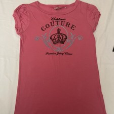 Vintage Juicy Couture Long Top Shirt S Small Pink